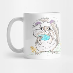 Chipmunk storing easter egg Mug